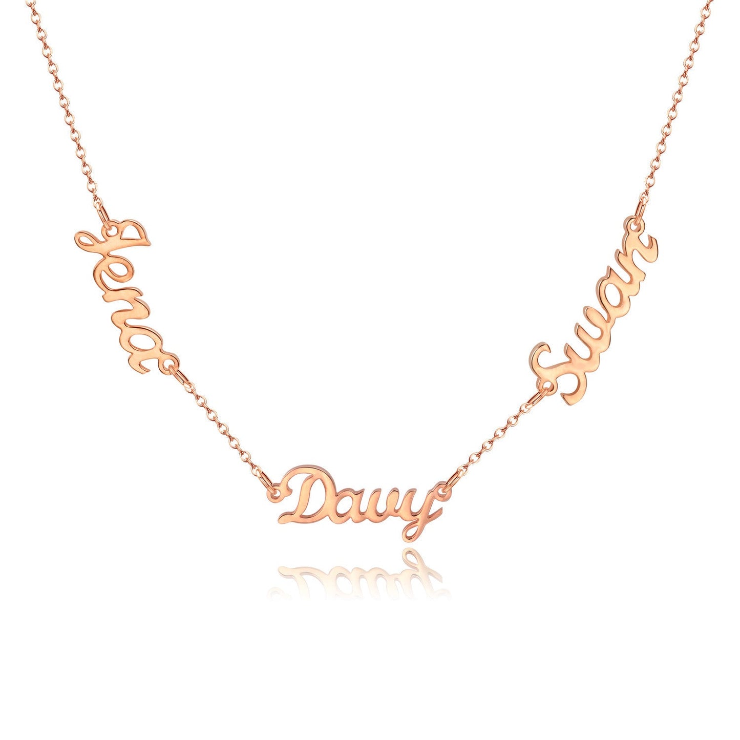 Personalized Name Necklace with 1–6 Names