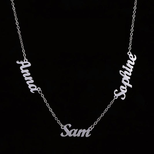 Personalized Name Necklace with 1–6 Names