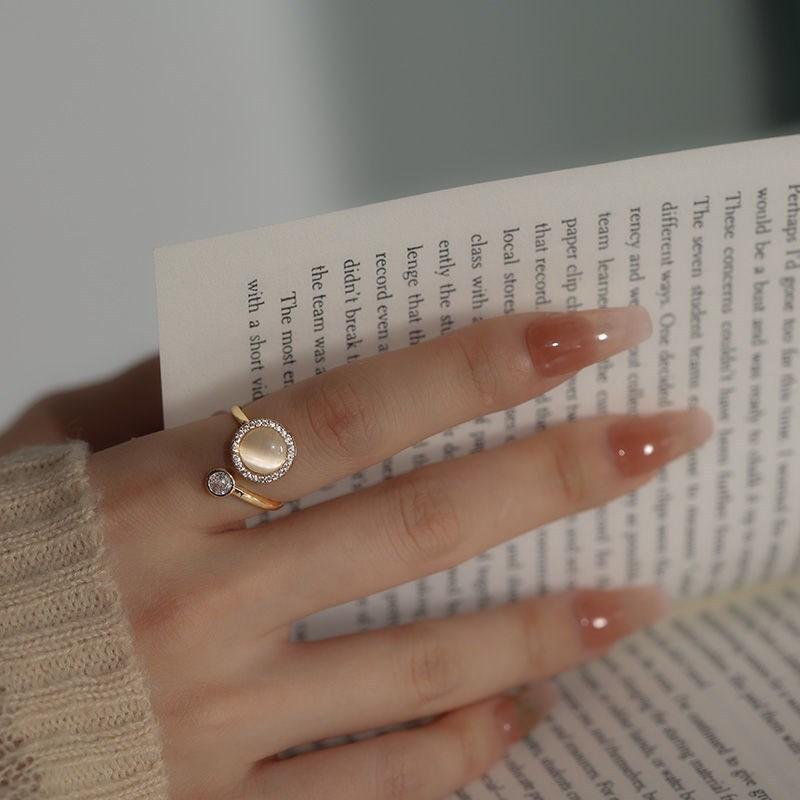 Cat’s Eye Stone Spinner Ring