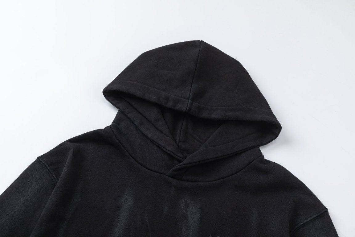 AMRI Faded-Effect Hoodie