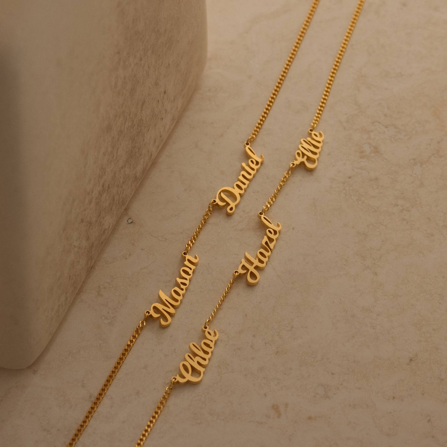 Personalized Name Necklace with 1–6 Names