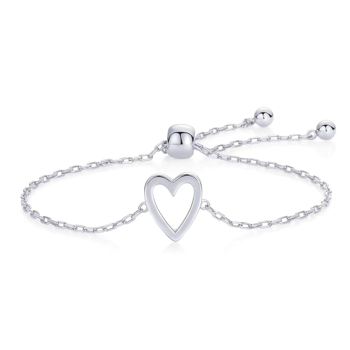 2 Pieces Matching Heart Bracelets – BFF & Mother Daughter Set