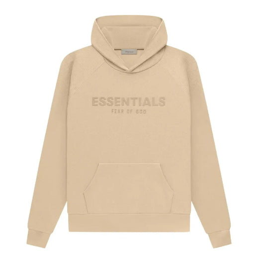 Fear Of God Essentials Waffle Raglan Hoodie Sand