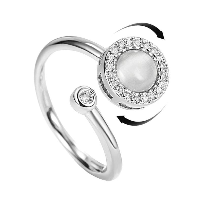 Cat’s Eye Stone Spinner Ring