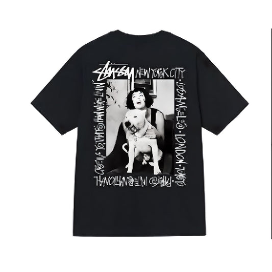 Stussy T Shirts Casual Versatile Loose T Shirts Couple