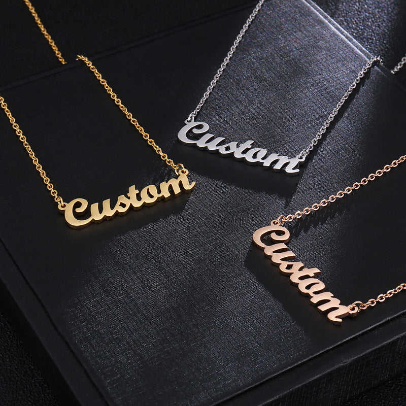 Personalized Name Necklace – 20 Fonts Available