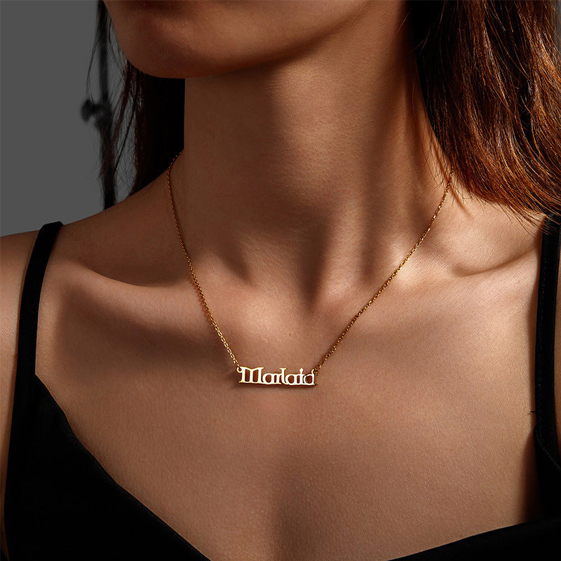 Personalized Name Necklace – 20 Fonts Available