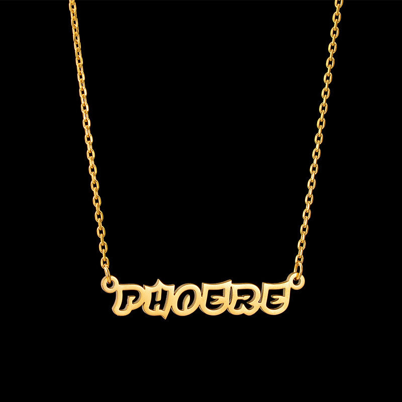Personalized Name Necklace – 20 Fonts Available