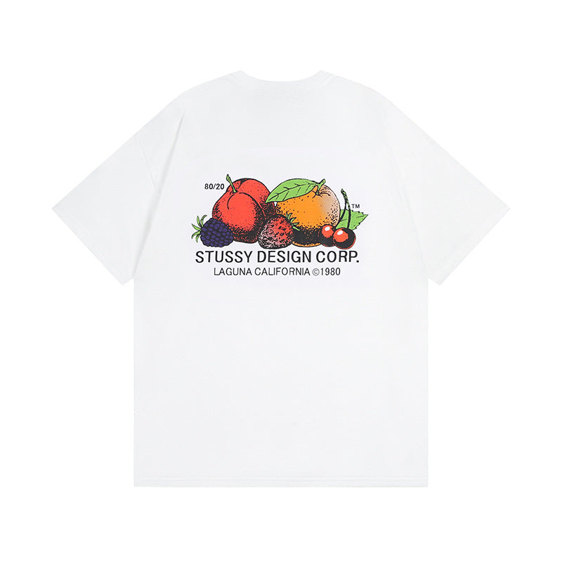 Stussy T Shirts Casual Loose Couple T Shirts