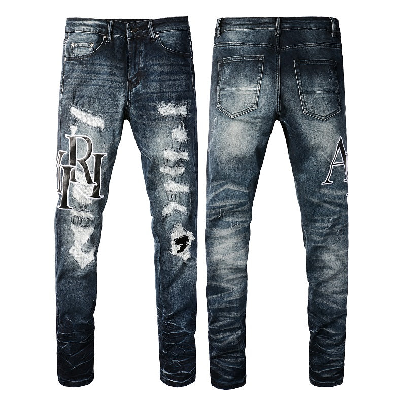 AMRI Patchwork Jeans #1324