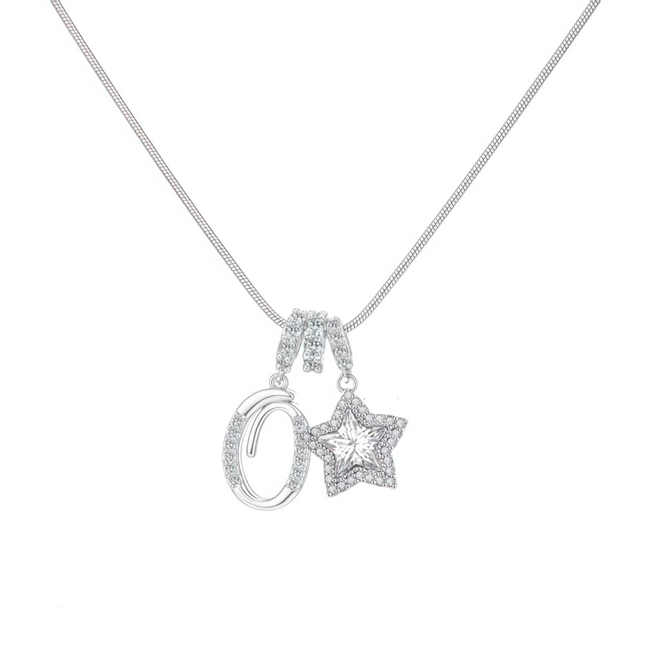 Initial & Star Pendant Necklace – Waterproof & Tarnish-Free