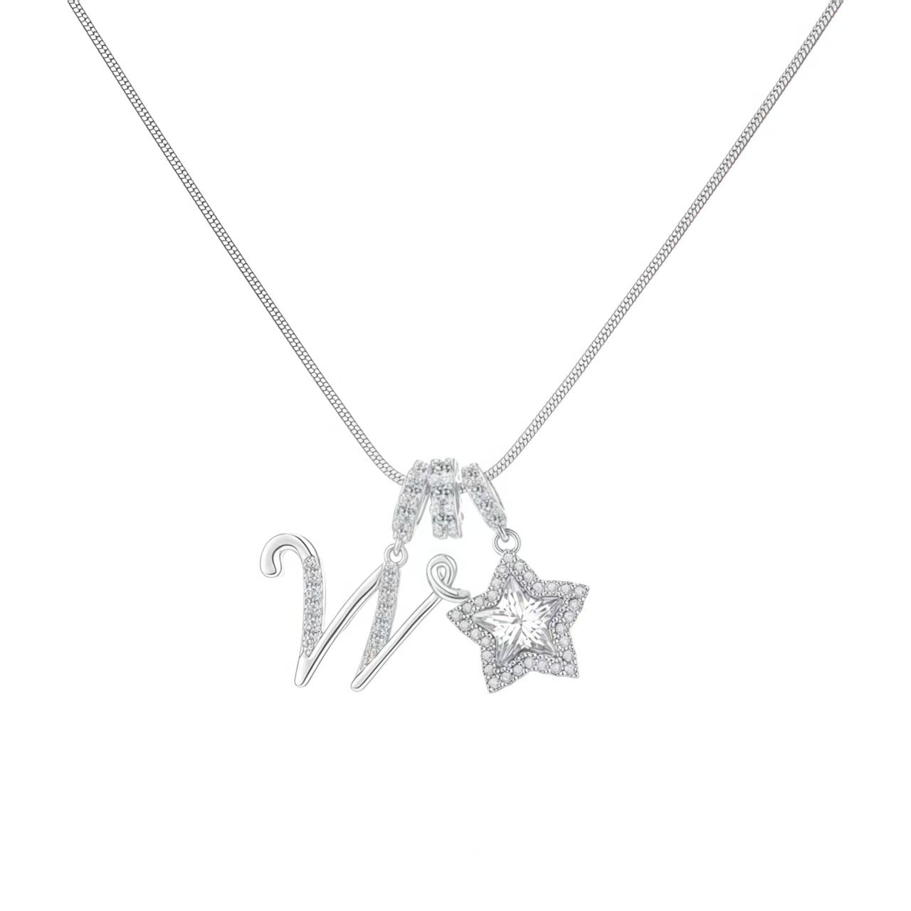 Initial & Star Pendant Necklace – Waterproof & Tarnish-Free
